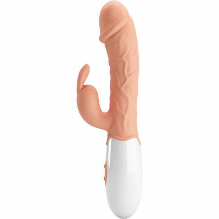 PRETTY LOVE Easter Bunny Dual Motor Flexible Intimate Device, Flesh 21cm