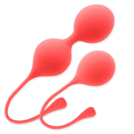 Intense Kendall Red Silicone Pelvic Floor Training Balls Set