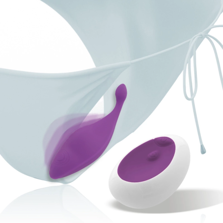 Intense Mindy Panty Purple Remote Control - Ergonomic Silicone Wearable Model