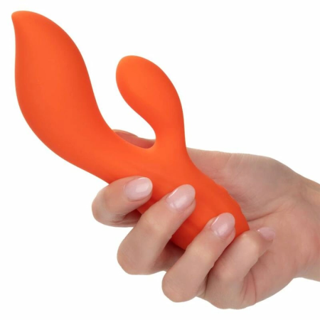 CalExotics Stella Dual Teaser Orange - Dual Motor Silicone Intimate Device