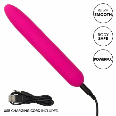 CalExotics Bliss Vibe Pink - Liquid Silicone, 10-Speed, USB Rechargeable