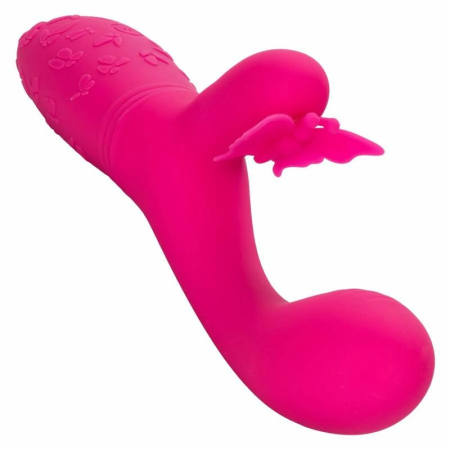 CalExotics Butterfly Kiss Flutter Pink Rechargeable Intimate Massager