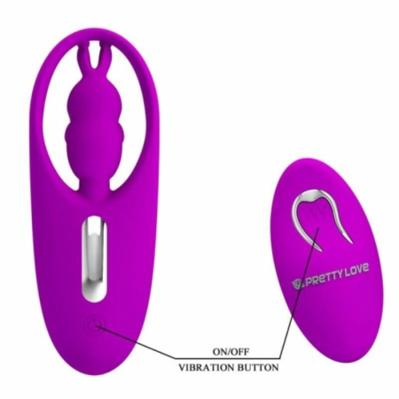 Pretty Love Wild Rabbit Intimate Panty Device with Remote, Lilac, 10.8 cm