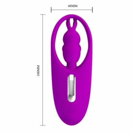 Pretty Love Wild Rabbit Intimate Panty Device with Remote, Lilac, 10.8 cm