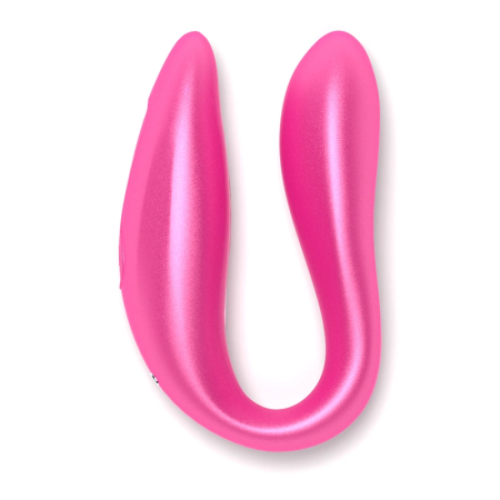 ONINDER Lisboa Pink Dual Stimulation Device with App Control, Waterproof