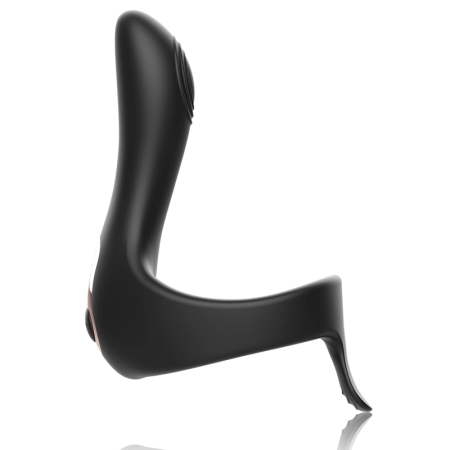 ANBIGUO Arkadio Wireless Silicone Massager for Glans & Perineum, Black