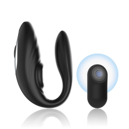 BRILLY GLAM Couple Remote Dual-Pulse Silicone Device, Waterproof, USB