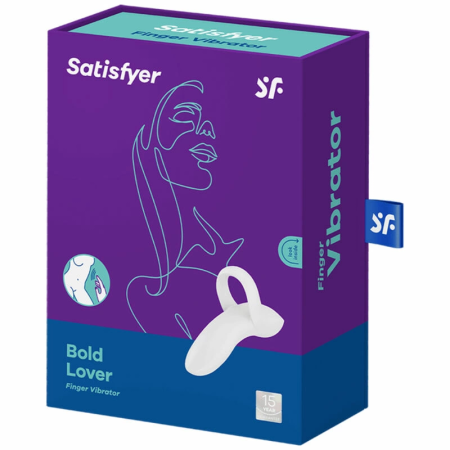 Satisfyer Bold Lover White - Versatile Finger-Operated Intimate Massager
