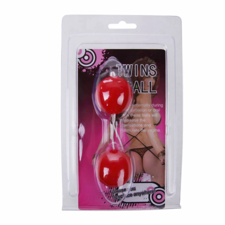 Baile Twins Lilac Unisex Kegel Exercise Balls TPR 2-Piece Set