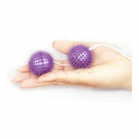 Baile Purple TPR Pelvic Floor Training Balls 3.6 cm Textured