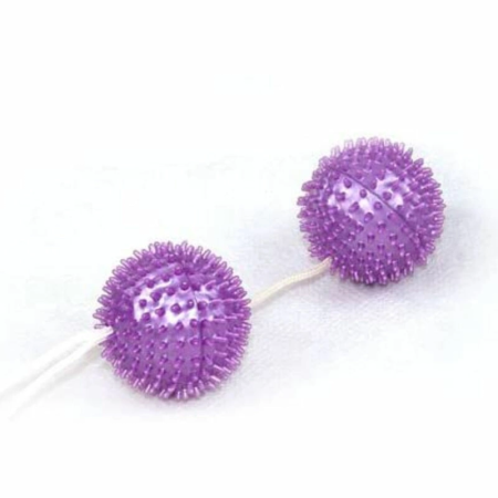 Baile Purple TPR Pelvic Floor Training Balls 3.6 cm Textured