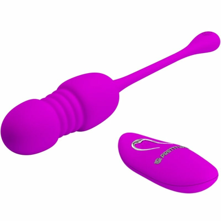Pretty Love Callieri Wireless Vibrating Egg with 12 Modes, Purple