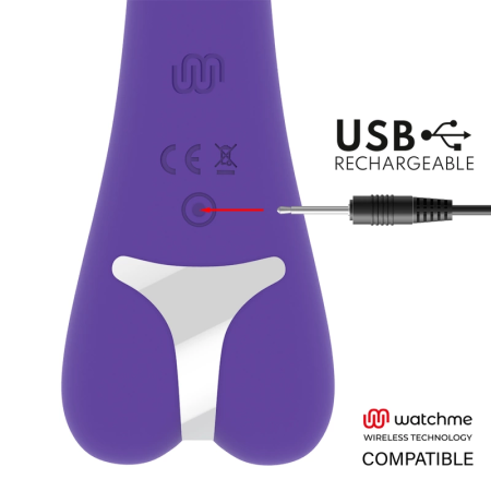 Mr Boss Aitor Rabbit Lilac Intimate Machine with Watchme Wireless Control