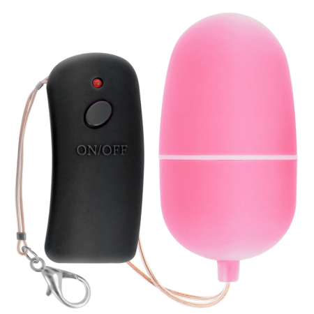 ONLINE Remote-Controlled Wireless Vibrating Egg Pink 10 Modes ABS 6cm