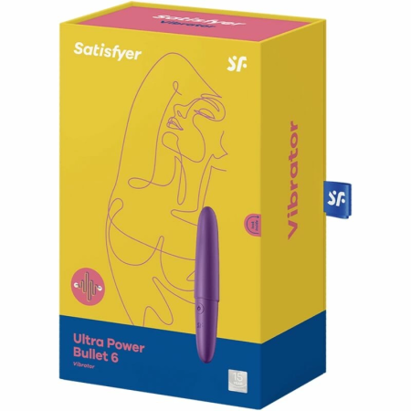 Satisfyer Ultra Power Bullet 6 Purple - Compact Waterproof Wellness Device