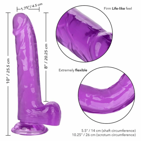 CalExotics Size Queen Intimate Model Purple 20.3cm Flexible TPR