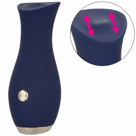 CalExotics Chic Tulip Blue - 10-Mode Waterproof Massager, 11.5 cm