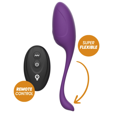 Rewolution REWOVO Remote Control Silicone Egg Vibrator, Waterproof, Pink