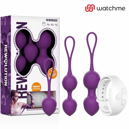 Rewolution REWOBEADS Set - Vibrating Pelvic Floor Trainer, Remote, Silicone