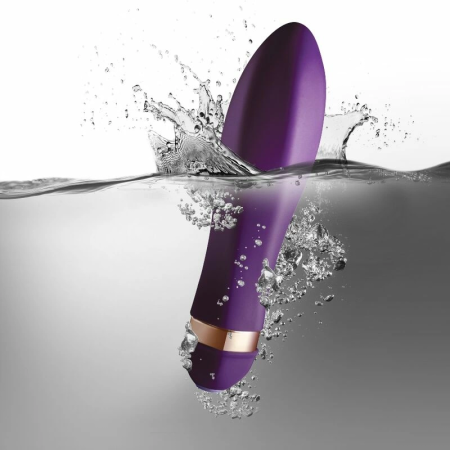Rocks-Off Twister 10-Mode Waterproof Intimate Massager, Purple Silicone