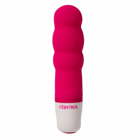 CONTROL Velvet Secret Mini Stimulator - Compact Silicone Device, 5 Modes