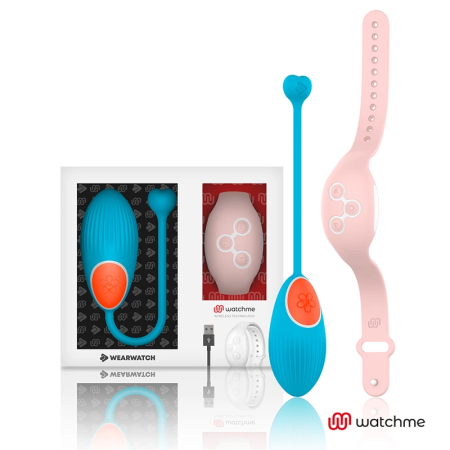 WEARWATCH Egg Blue/Pink - Intimate Device with WATCHME Remote, 7 Modes