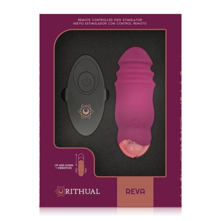 Rithual Reva Egg Remote-Controlled Intimate Device Up&Down System, Pink