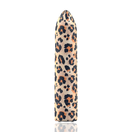 Custom Bullets Leopard Magnetic Mini Massager 10 Modes, USB Rechargeable