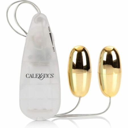 CalExotics Vibrating Bullets Gold Duo - Multi-Speed Stimulation Set