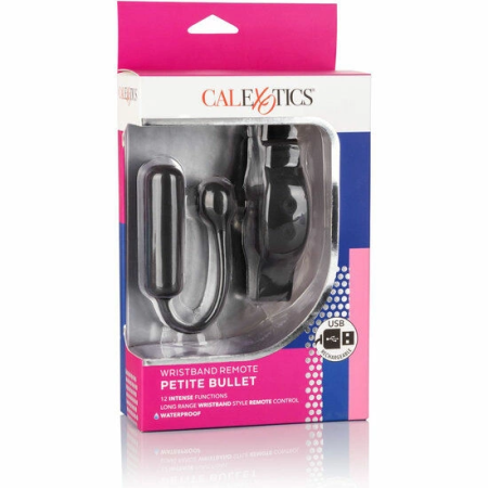 CalExotics Wristband Remote Petite Bullet - Compact Wireless Vibrating Device