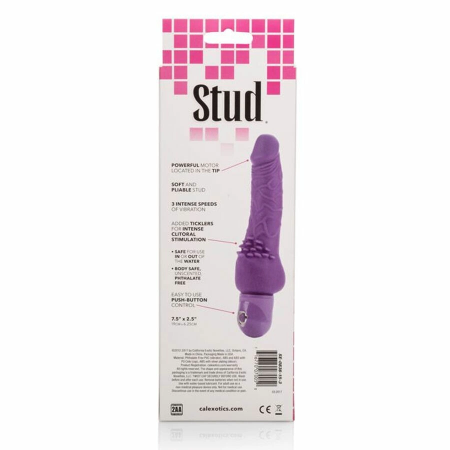 CalExotics Power Stud Cliterrific Violet Flexible Intimate Device 19cm