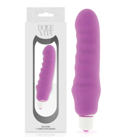 Dolce Vita Genius Purple Silicone Personal Wellness Device 150mm Waterproof
