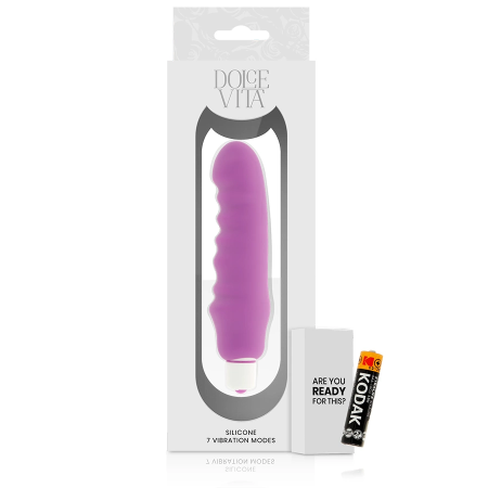 Dolce Vita Genius Purple Silicone Personal Wellness Device 150mm Waterproof