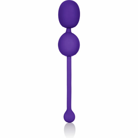 CalExotics Rechargeable Dual Kegel Trainer Purple 9x3.25cm Silicone