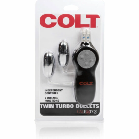 CalExotics COLT Twin Turbo Bullets 7-Mode Waterproof Intimate System