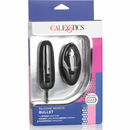 CalExotics Remote-Controlled Bullet Black 12-Mode Waterproof System