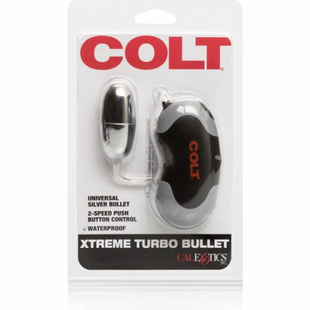 CalExotics COLT Xtreme Turbo Bullet 2-Speed Intimate Device, Silver