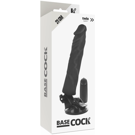 BASECOCK Remote-Controlled Flexible Model Black 21cm x 4cm TPE