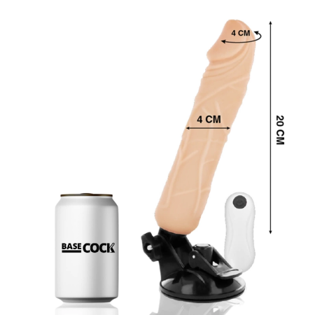 BASECOCK Vibrating Intimate Device Remote Control Flesh 20x4cm TPE