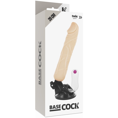 BASECOCK Vibrating Intimate Device Remote Control Flesh 20x4cm TPE