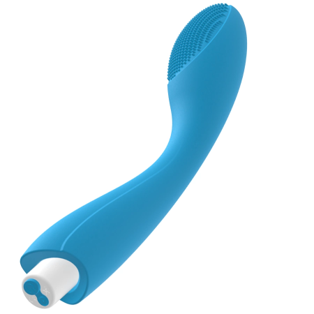 G-SPOT Gylbert Turquoise Blue Rechargeable Intimate Massager 200mm