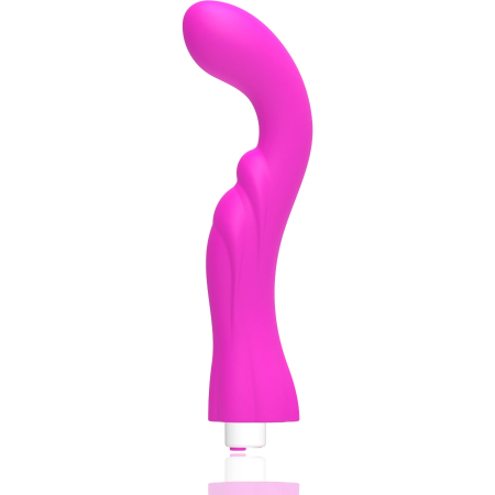 G-SPOT Gregory Violet Rechargeable Curved Massager 200mm Medical Silicone