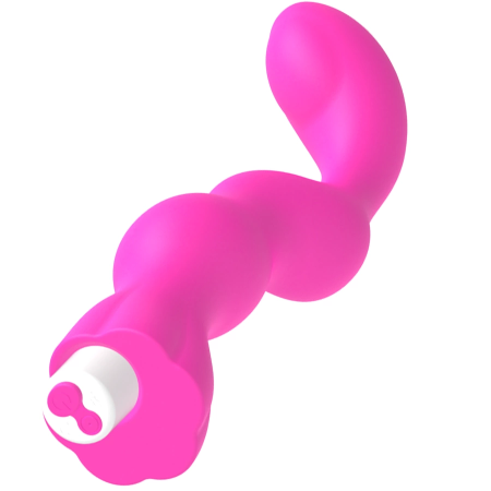 G-SPOT George Rechargeable Silicone Intimate Massager Pink 200mm