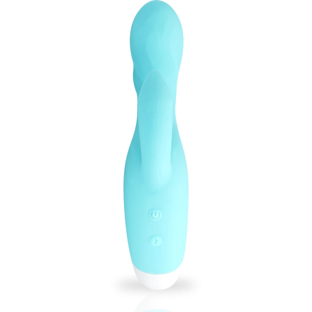 MIA Dresde Vibrator Turquoise - Dual Motor, Waterproof, 19.2 cm
