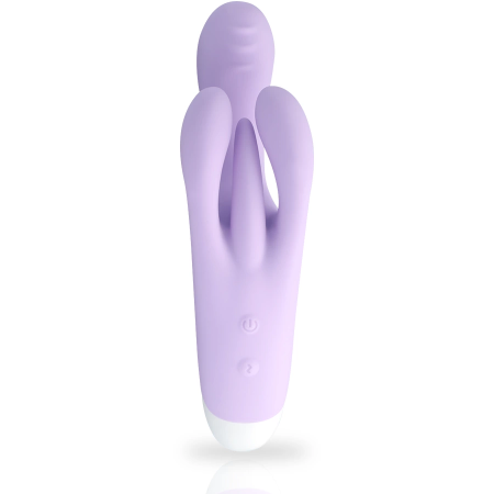 MIA Guell Ergonomic Dual Motor Intimate Massager, 10 Modes, Pink, 19.2 cm