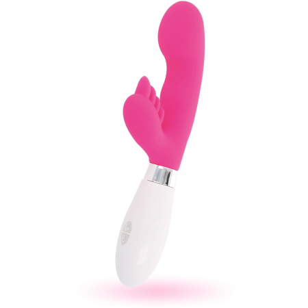 Glossy Elvi Pink Dual-Motor Silicone Intimate Machine 10 Modes 12cm