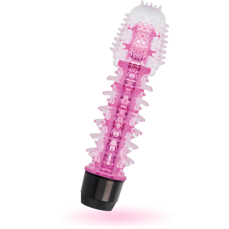Glossy Axel Intimate Vibrating Device Pink 14cm TPE Waterproof
