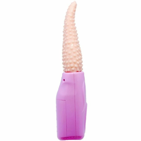 Pretty Love Smart Tongue Rotating Intimate Device USB TPR ABS Pink