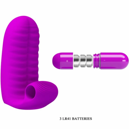 Pretty Love Abbott Lilac Intimate Stimulation Finger Device Silicone