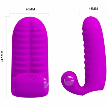 Pretty Love Abbott Lilac Intimate Stimulation Finger Device Silicone
